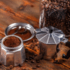 Cafetera Clásica Italiana de Aluminio de alta calidad